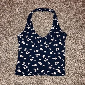 Hollister Sunflower Halter Top